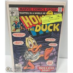 HOWARD THE DUCK # 12 KISS IST EVER IN COMIC