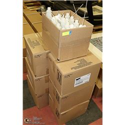 TEN CASES OF EMPTY SPRAY BOTTLES