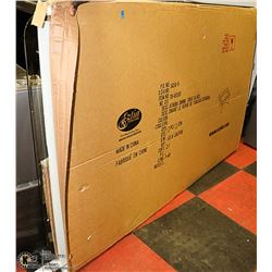 NEW GLASS TABLETOP. APPROX 38 X 60