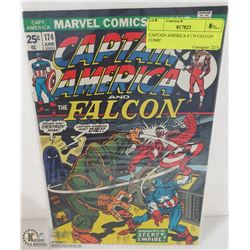 CAPTAIN AMERICA # 174 FALCON COMIC