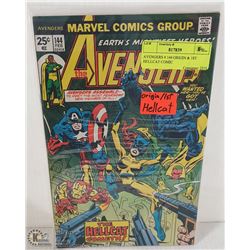 AVENGERS # 144 ORIGIN & 1ST HELLCAT COMIC