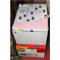 2 CASES OF 8 1/2" X 14 NCR CARBONLESS PAPER