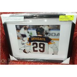 FRAMED LEON DRAISAITL AUTOGRAPH TEAM GERMANY
