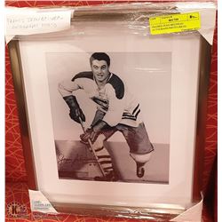 FRAMED JEAN BELIVEAU AUTOGRAPH PHOTO (8X10)