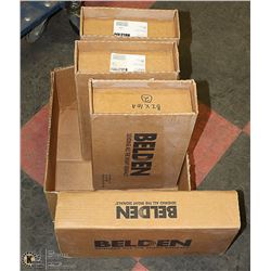 4 BOXES OF BELDEN BIX MOUNT (ELECTRICAL)
