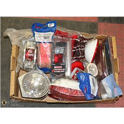 BOX WITH TRAILER LIGHTS