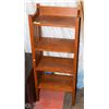 Image 1 : VINTAGE SOLID WOOD 4-SHELF SHELVING UNIT