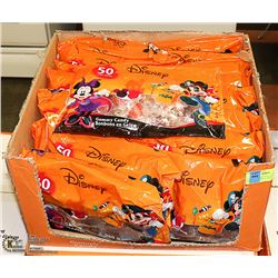 CASE OF 24 BAGS OF 50 PIECES DISNEY GUMMY CANDY