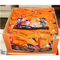 CASE OF 24 BAGS OF 50 PIECES DISNEY GUMMY CANDY