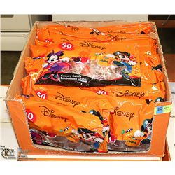 CASE OF 24 BAGS OF 50 PIECES DISNEY GUMMY CANDY