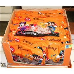 CASE OF 24 BAGS OF 50 PIECES DISNEY GUMMY CANDY