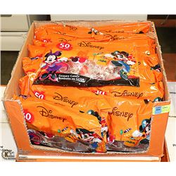 CASE OF 24 BAGS OF 50 PIECES DISNEY GUMMY CANDY