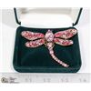 Image 1 : RHINESTONE DRAGONFLY BROOCH