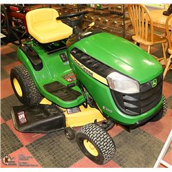 2019 JOHN DEERE E100 LAWN TRACTOR 62 HRS