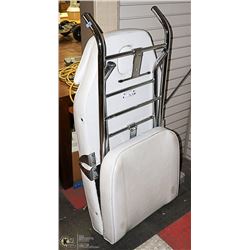 WHITE FOLDING ASTHETICS CHAIRS NO ARMS