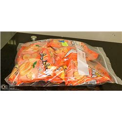 BAG WITH 12 PACKS OF MAYNARD FUZZY PEACHES