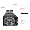 Image 2 : NEW DIESEL GUNMETAL POLISH 56MM 3-CHRONO MSRP $455