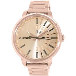 NEW DIESEL ROSE GOLD TONE 49MM MSRP $236 WATCH