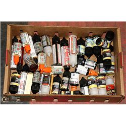 LARGE FLAT OF VAPE ITEMS FROM STORE CLOSURE.