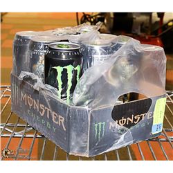 CASE W/9 473ML BOTTLES OF MONSTER ENERGY DRINK