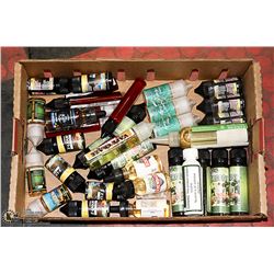 LARGE FLAT OF VAPE ITEMS FROM STORE CLOSURE.