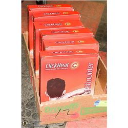 CASE OF NEW CLICK HEAT REUSABLE NECK AND SHOULDER