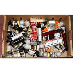 LARGE FLAT OF VAPE ITEMS FROM STORE CLOSURE.