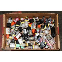 LARGE FLAT OF VAPE ITEMS FROM STORE CLOSURE.