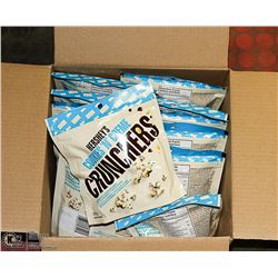 CASE WITH 12 170G BAGS OF HERSHEYS COOKIES & CREME