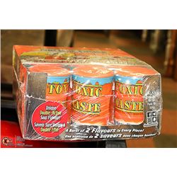 BOX WITH 12 42G DRUMS OF TOXIC WASTE SOUR CANDYS
