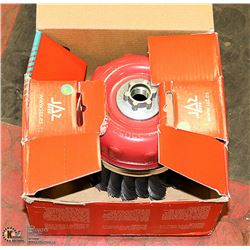 OSBORN 6" KNOTED WIRE BRUSH CUP