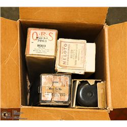 LOT OF 4 PLAYER PIANO SONG ROLLS