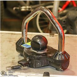 NEW PUCK STYLE CARGO LOCK W/ USED TRAILER HITCH