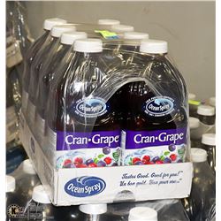 CASE OF 8 1.89L OCEAN SPRAY CRAN-GRAPE COCKTAIL