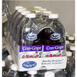 CASE OF 8 1.89L OCEAN SPRAY CRAN-GRAPE COCKTAIL