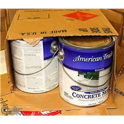 CASE OF CONCRETE STAIN-4 GALLONS PER CASE