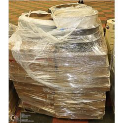 PALLET OF ASSORTED RUBBER BASE BOARD