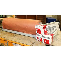 COMMERCIAL GRADE MEAT WRAPPING STATION W/ EXTRA