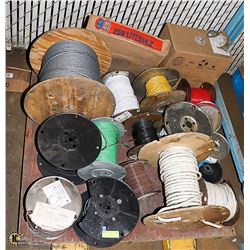 PALLET OF MIXED ELECTRICAL WIRE