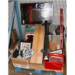 PALLET OF ASSORTED HOUSEHOLD MISC