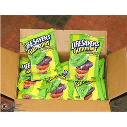 CASE WITH 12 180G PACKS LIFE SAVER SOUR GUMMIES