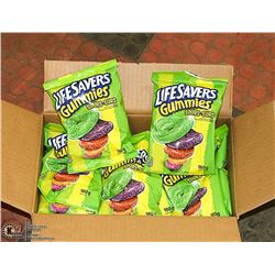 CASE WITH 12 180G PACKS LIFE SAVER SOUR GUMMIES