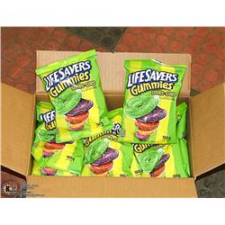 CASE WITH 12 180G PACKS LIFE SAVER SOUR GUMMIES