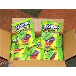 CASE WITH 12 180G PACKS LIFE SAVER SOUR GUMMIES