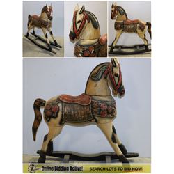 FEATURED WOOD ROCKING HORSE
