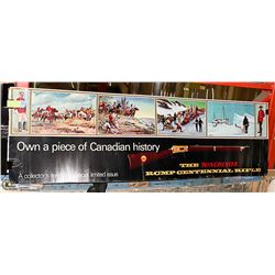 VINTAGE WINCHESTER RCMP CENTENNIAL RIFLE POSTER