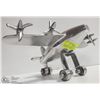 Image 1 : METAL PROPELLER AIRPLANE MODEL 16" WINGSPAN