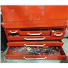 Image 2 : LARGE TOOL BOX W/ ASST TOOLS & SOCKETS