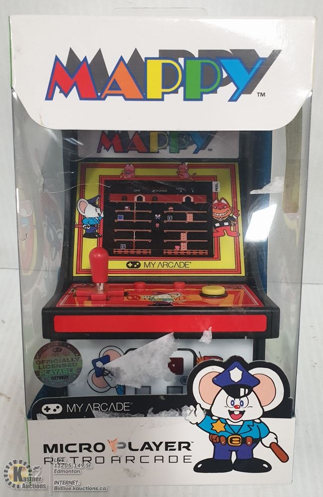 New My Arcade Mappy Arcade Micro Game Cabinet New My Arcade Mappy Arcade Micro Game Cabinet