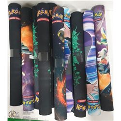 X10 POKEMON VARIOUS PLAY MATTS, NEW